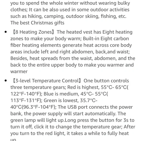 Heated Vest | Size XL - Picture 8 of 10